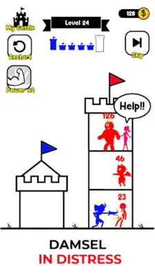 Stickman Tower War Stick Hero android App screenshot 6